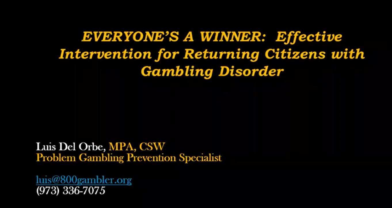Gambling rehab nj